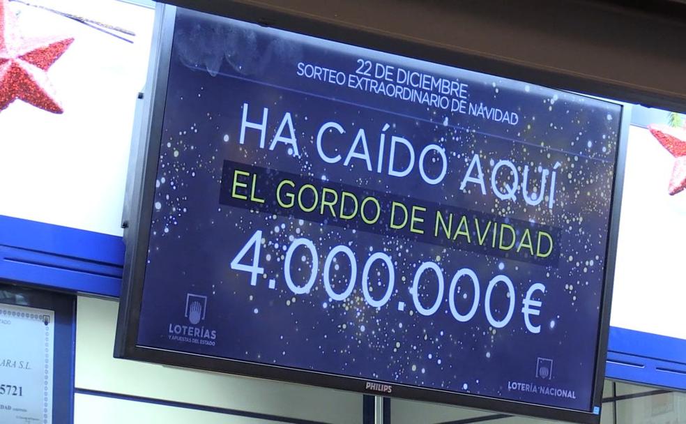 El premio del Sorteo Extraordinario de Navidad asciende a cuatro millones de Euros.