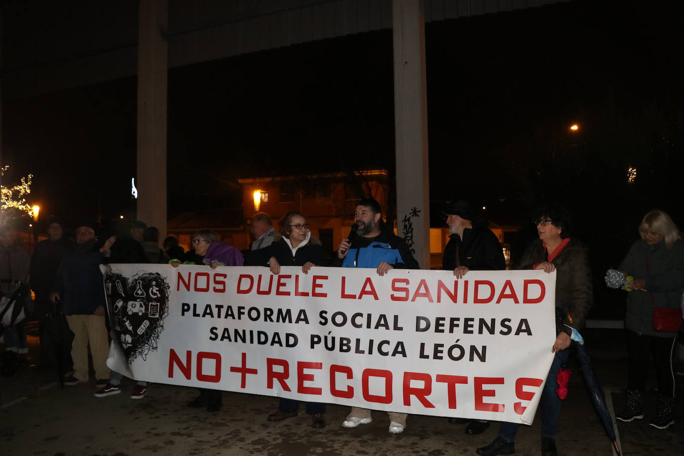 Concentración por el Centro de Salud de Pinilla. 