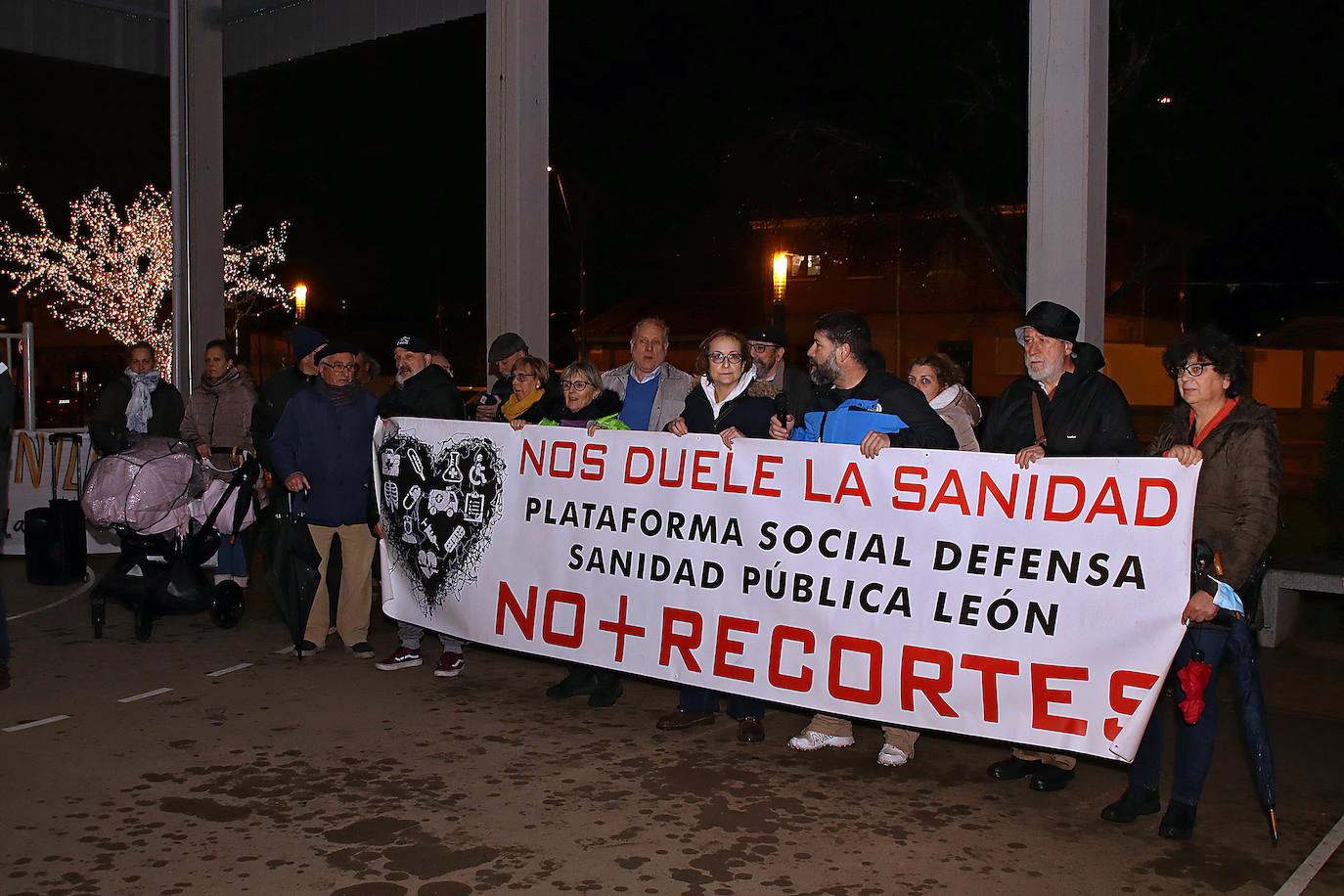 Concentración por el Centro de Salud de Pinilla. 