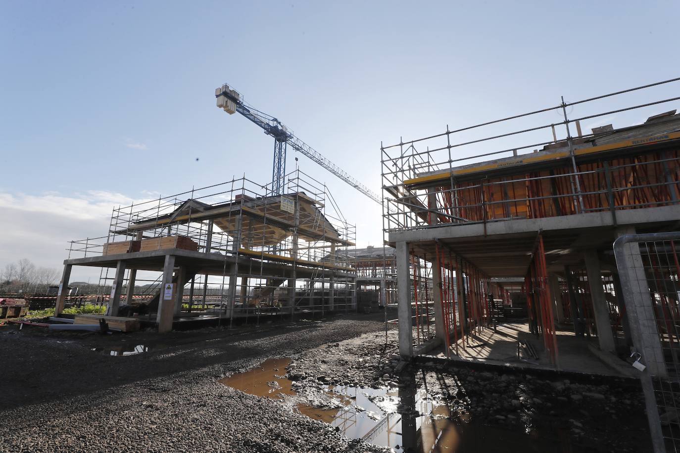 Fotos: Obras de la promoción de viviendas públicas