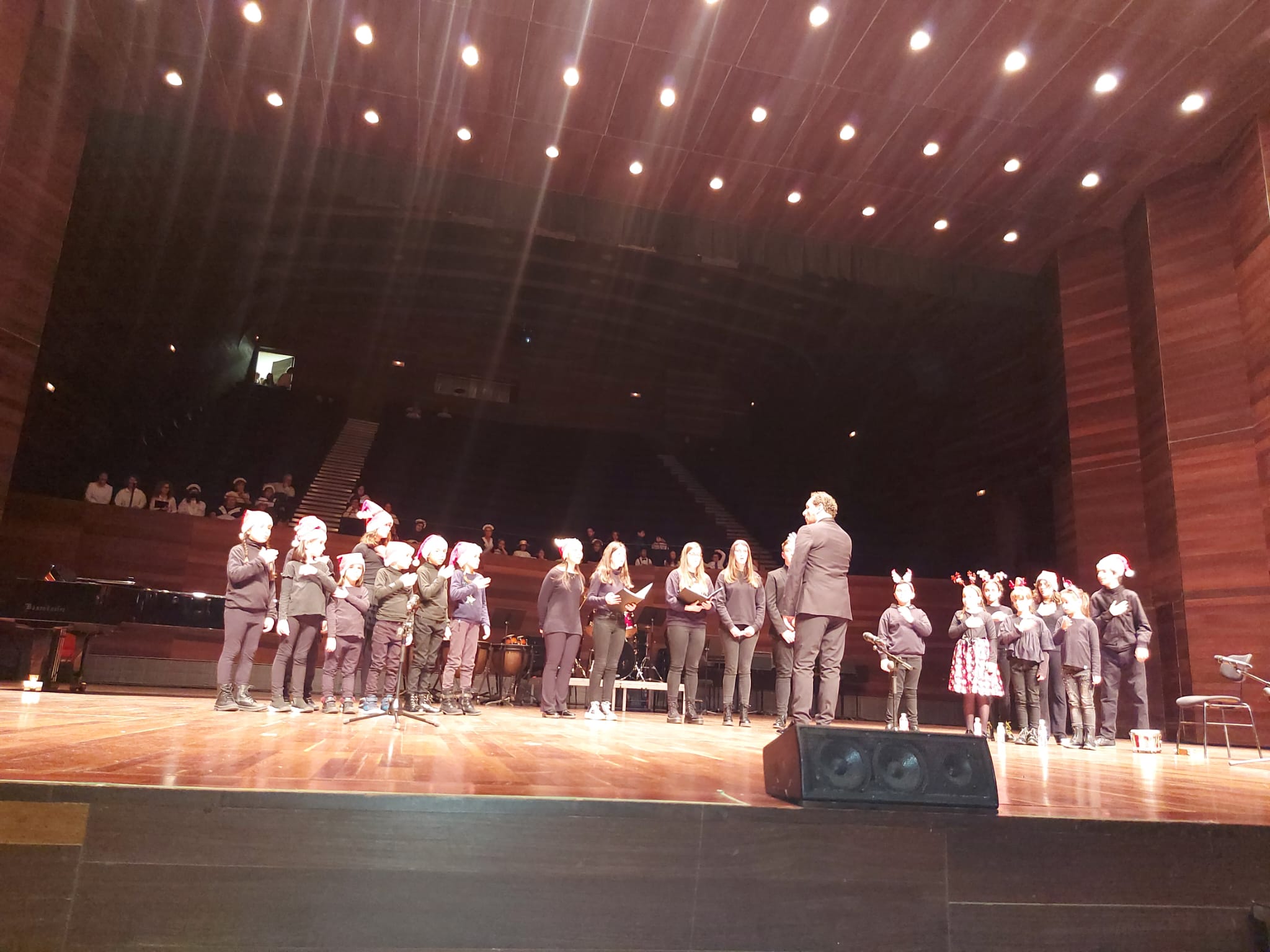 El Auditorio Ciudad de León acogió este lunes 19 el primero de los festivales delos alumnos de Escuela Municipal de Música, Danza y Artes Escénicas de León