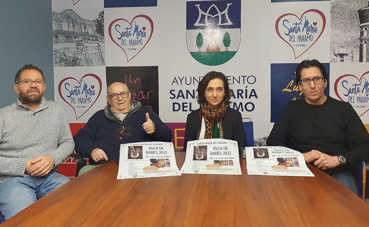 Un instante de la presentación de la campaña realizada en Santa María del Páramo. 