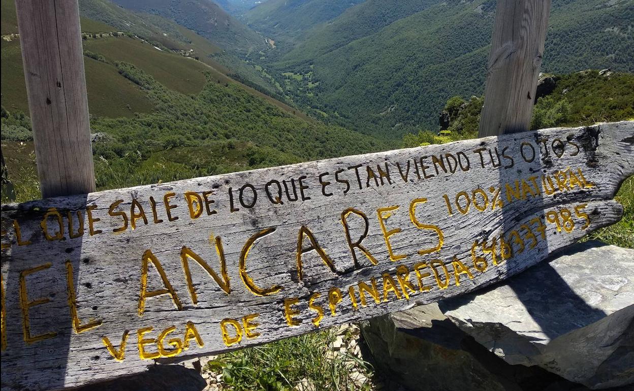 Vista de los Ancares en el Bierzo.