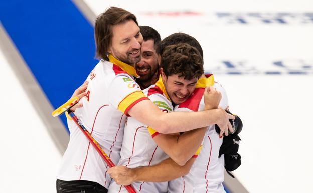 De Paz pudo estrenarse en el Europeo A de curling.