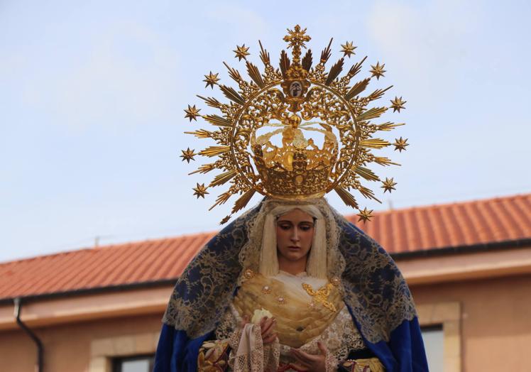 Virgen de la Esperanza por las calles de León