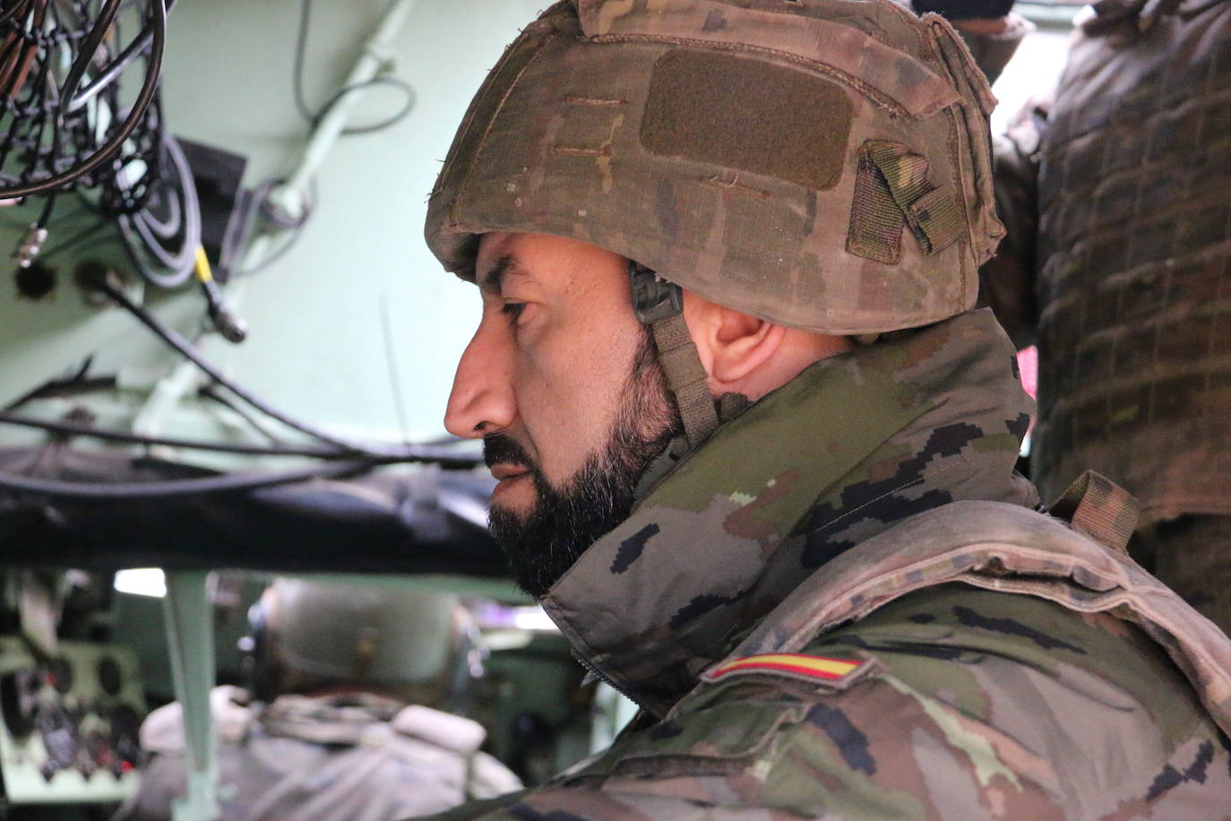 El Mando de Artillería realiza maniobras de fuego simulado en San Andrés del Rabanedo