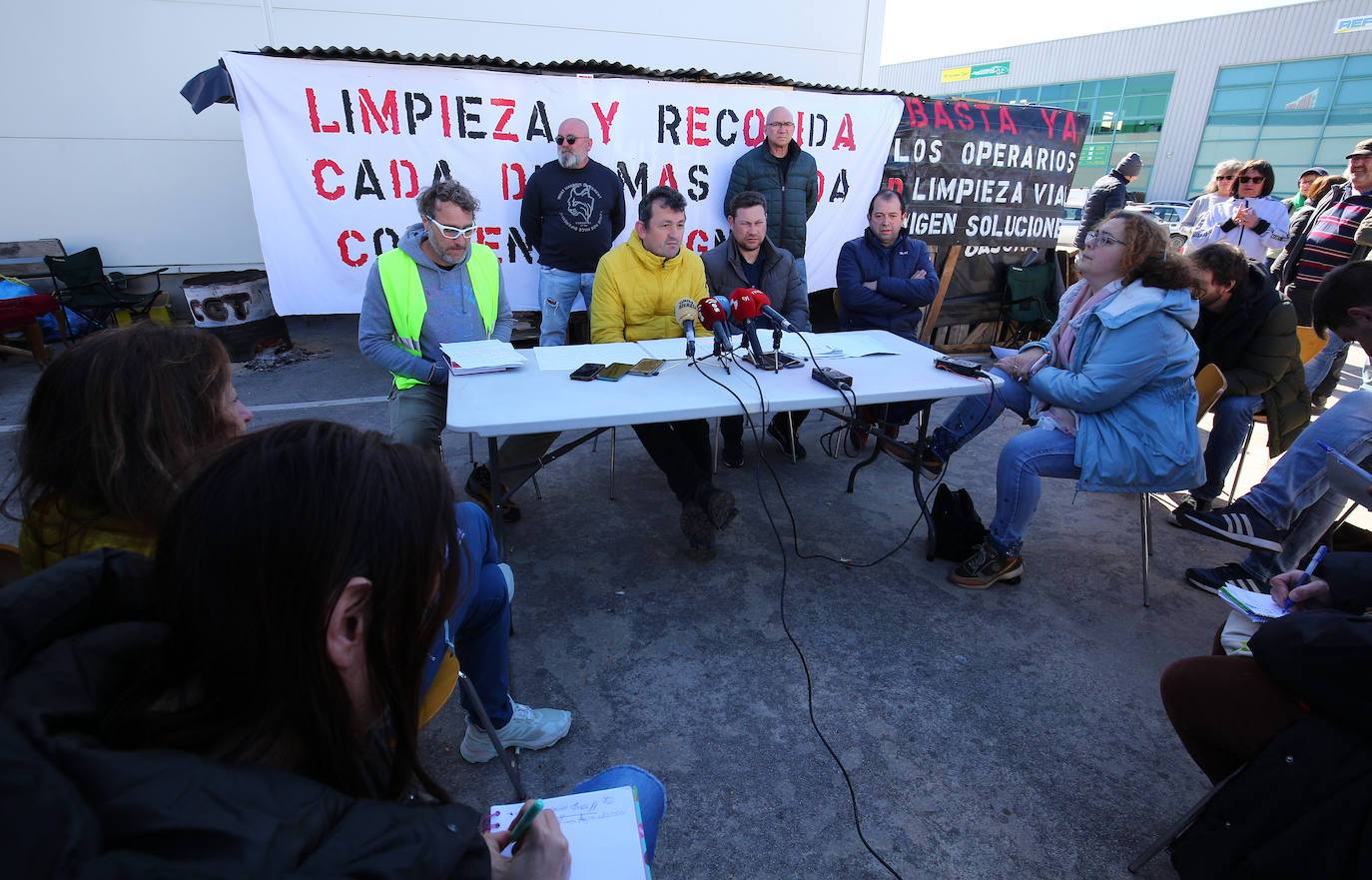Huelga de la basura en Ponferrada