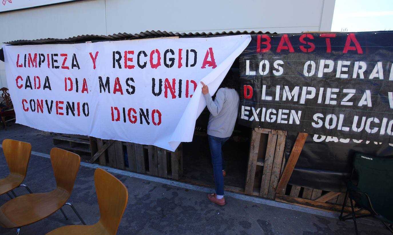 Huelga de la basura en Ponferrada
