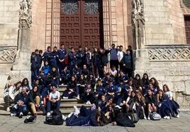 Los alumnos de La Asunción visitan Burgos y la villa romana de La Olmeda