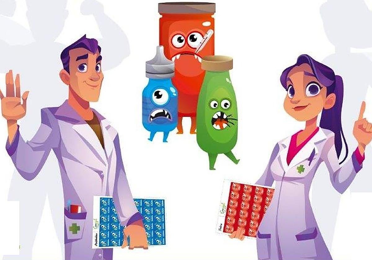 Imagen de uno de los adjesivos que se aplicarán a los envases de los fármacos.