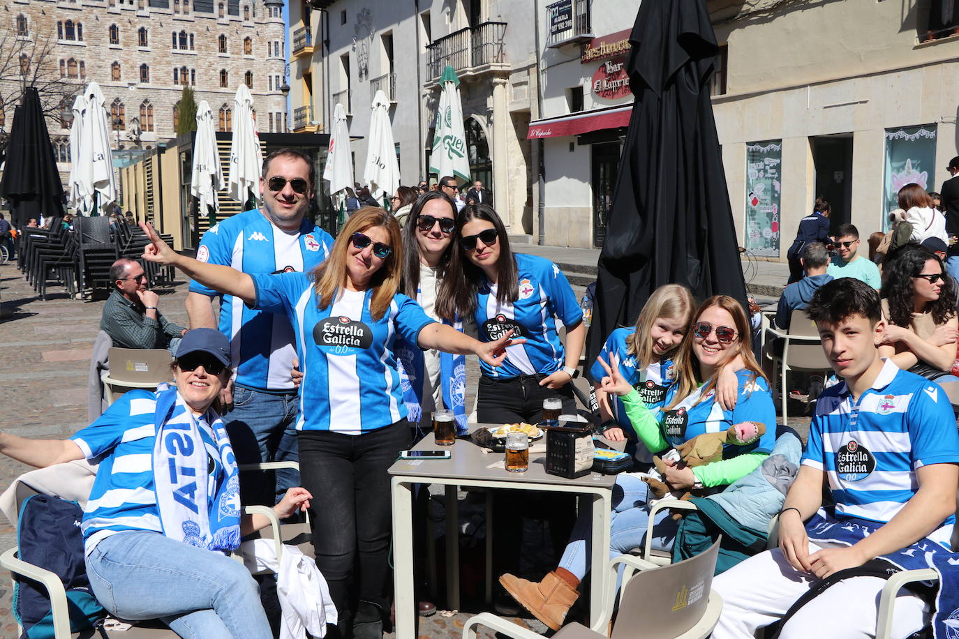 Aficionados del Deportivo por León