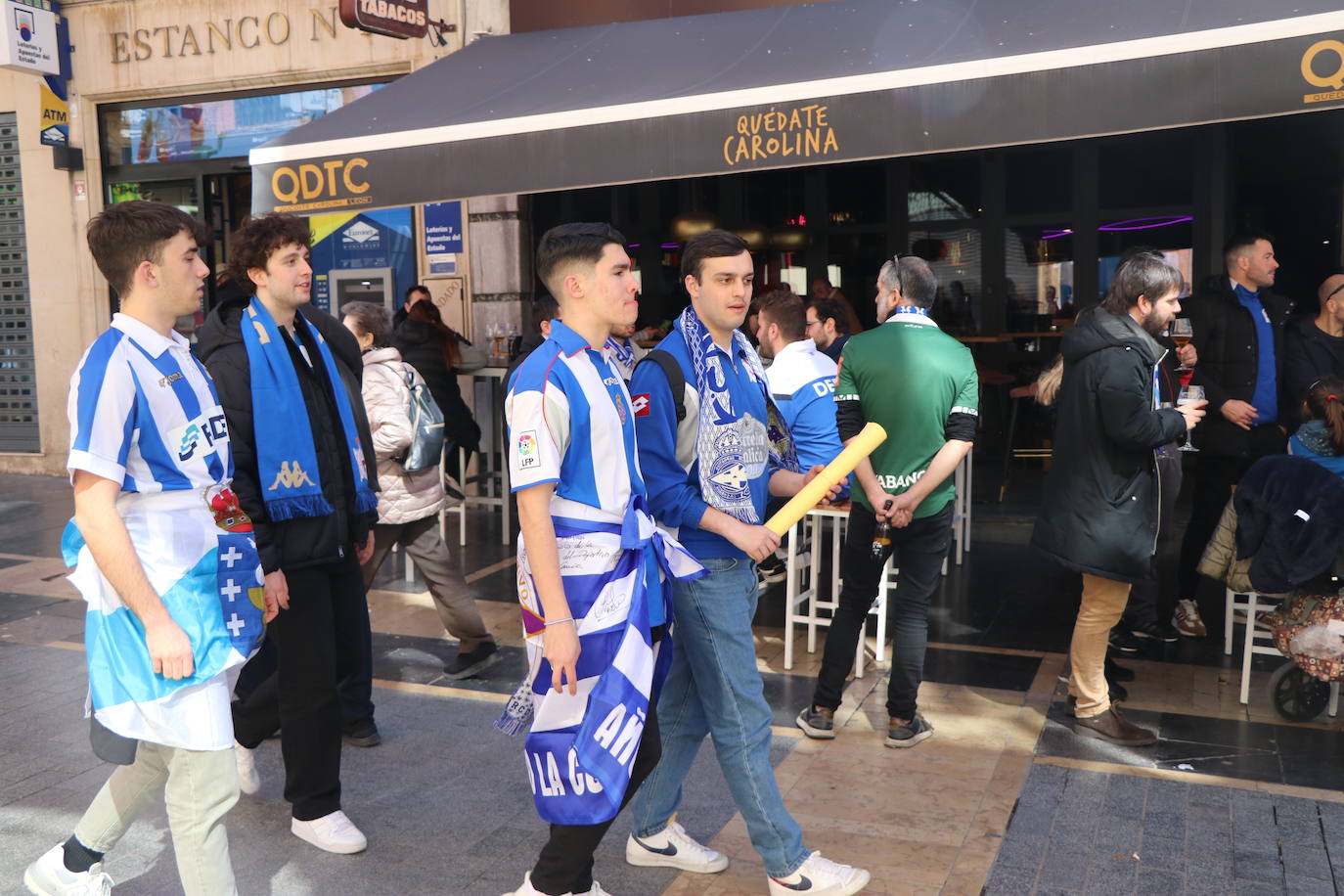 Aficionados del Deportivo por León