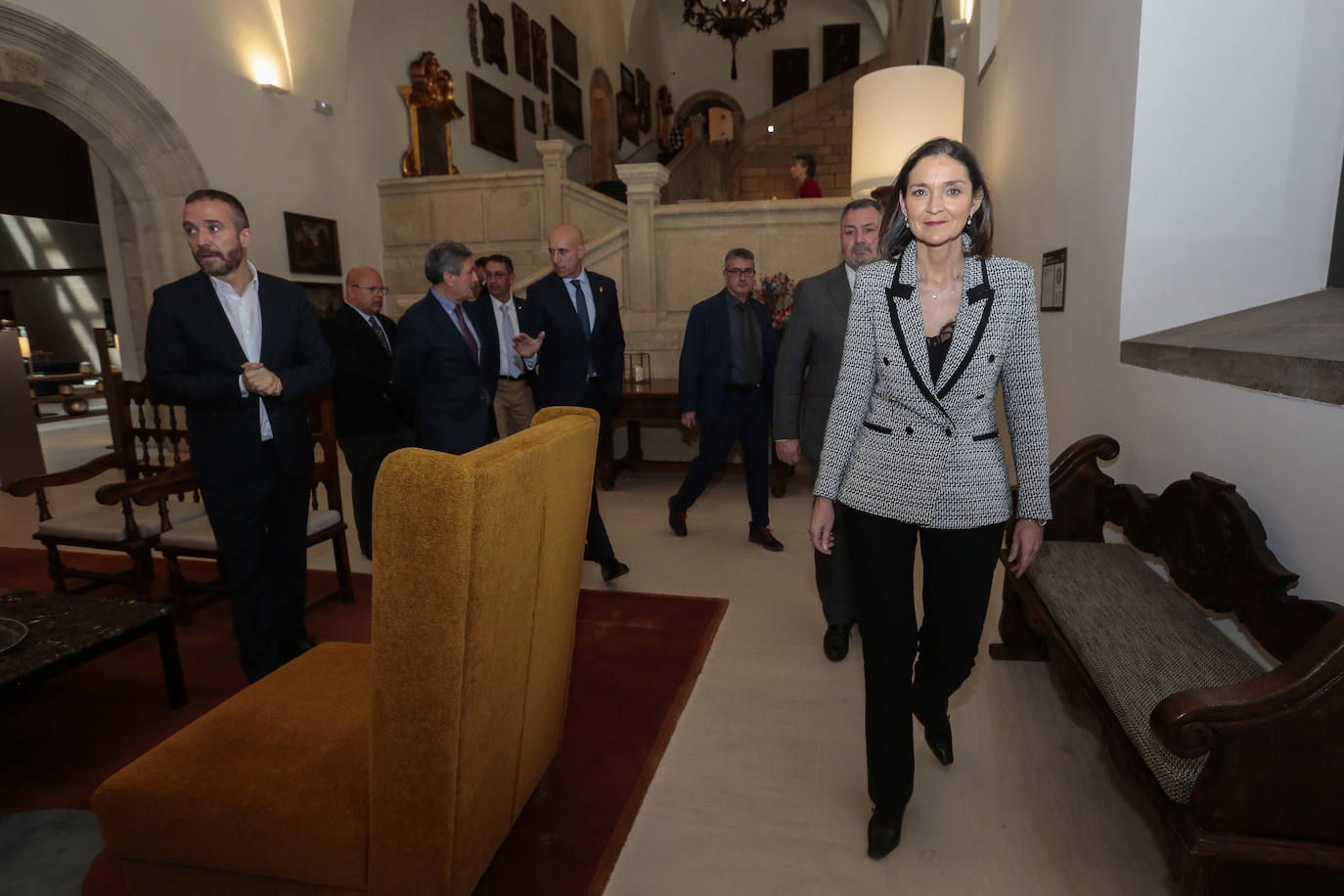 Visita de la ministra de Industria a León