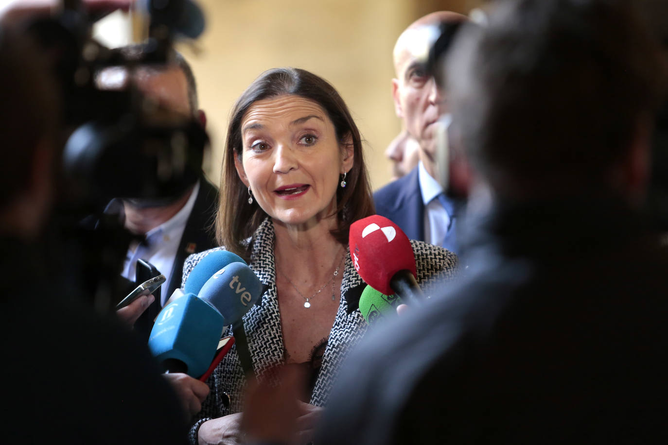 Visita de la ministra de Industria a León