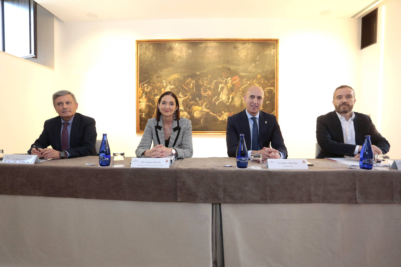 Visita de la ministra de Industria a León