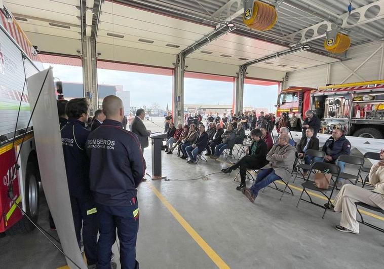 El parque de bomberos de Coyanza dará servicio a 78 localidades del sur de León