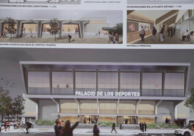 Presntación del proyecto del Palacio de los Deportes.