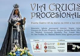 Vuelve el viacrucis procesional a Puente Castro.