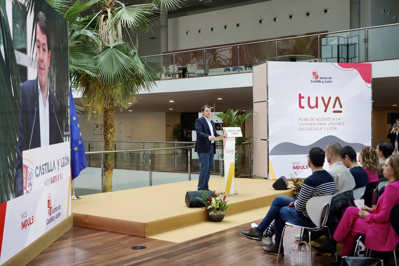 Acto de presentación del Plan de Vivienda Joven de Castilla y León