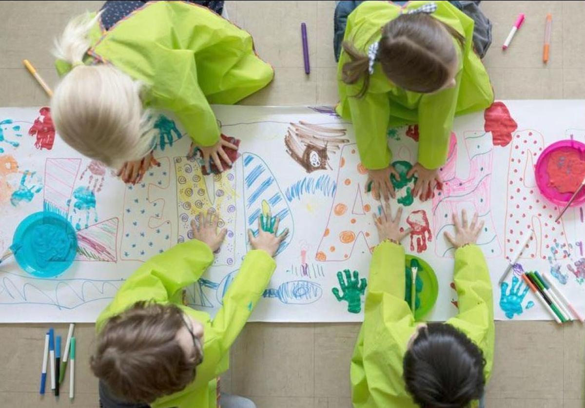 Alumnos de Educación Infantil en una imagen de archivo.