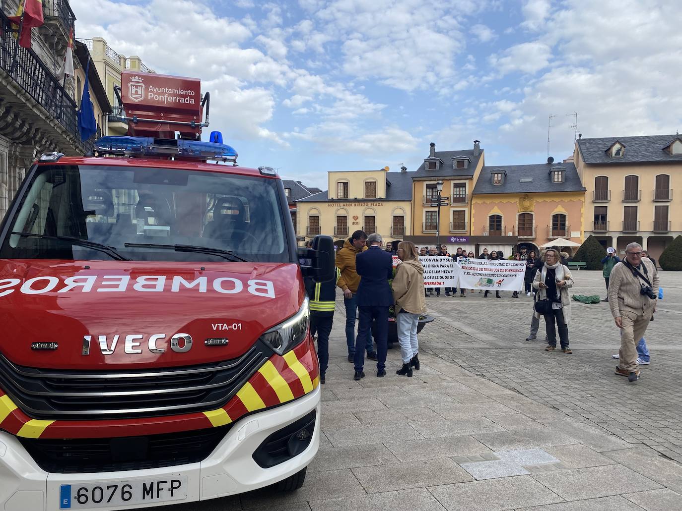 Protesta trabajadores FCC