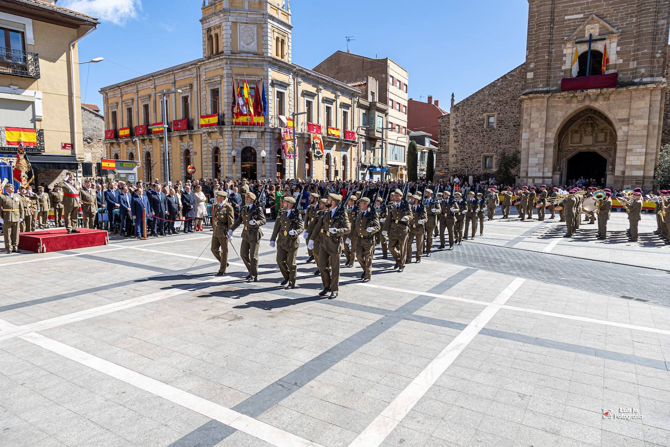 Jura de Bandera civil celebrada en La Bañeza