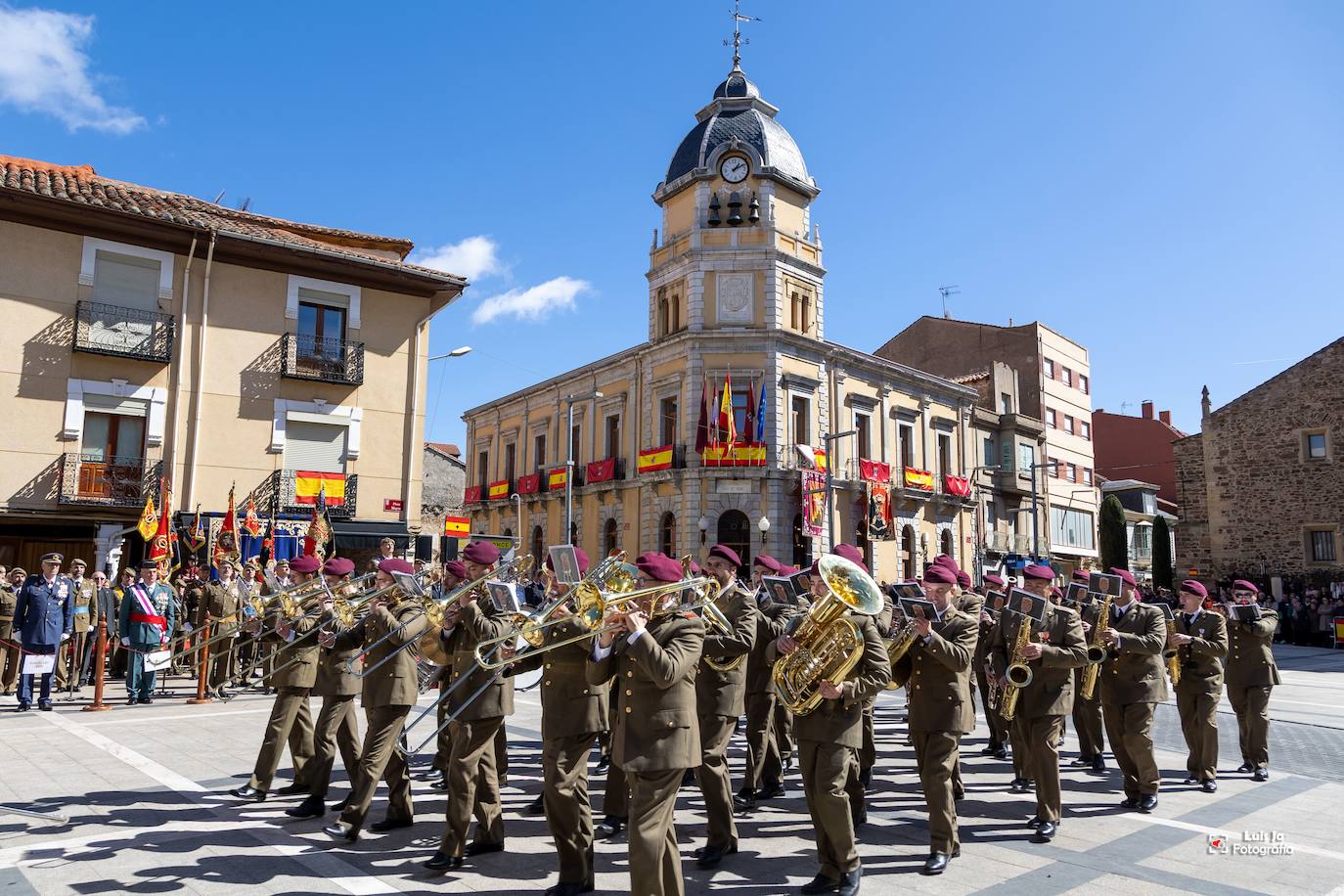 Jura de Bandera civil celebrada en La Bañeza