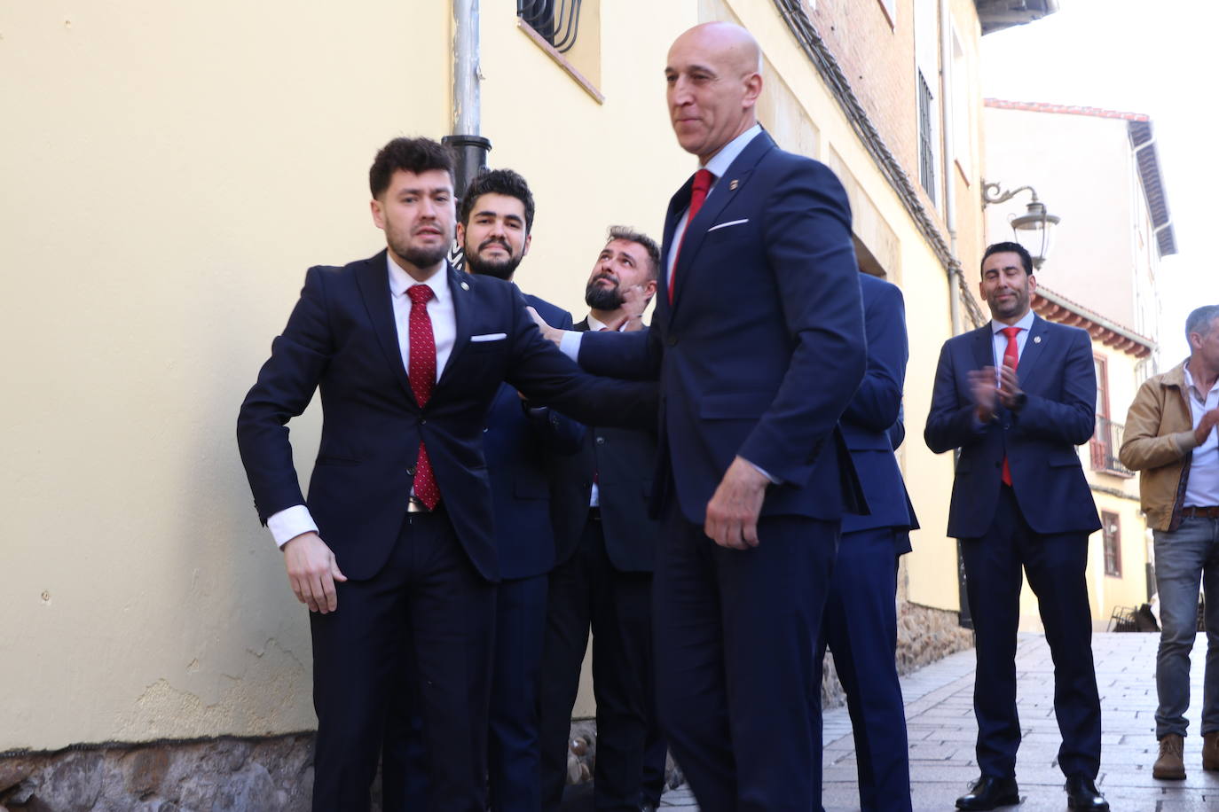 Inauguración de la calle de la Redención