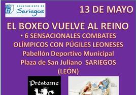 El boxeo regresa a Sariegos con seis combates en mayo.