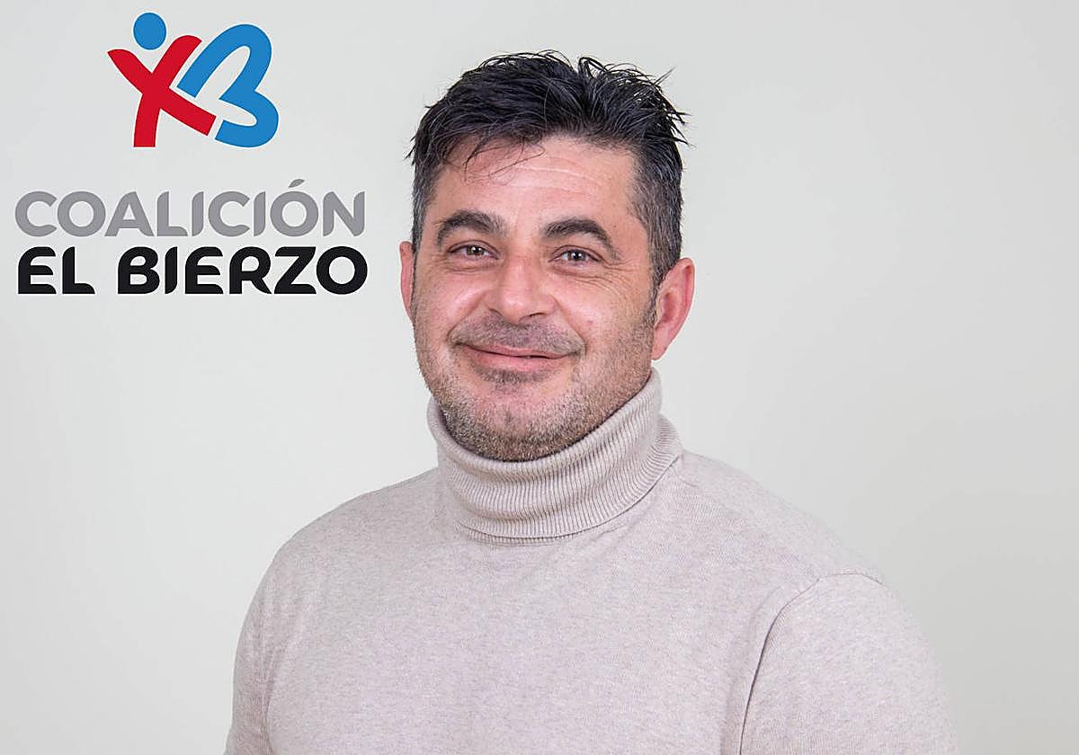 Óscar Macía, cabeza de lista de CB en el municipio de Toreno.