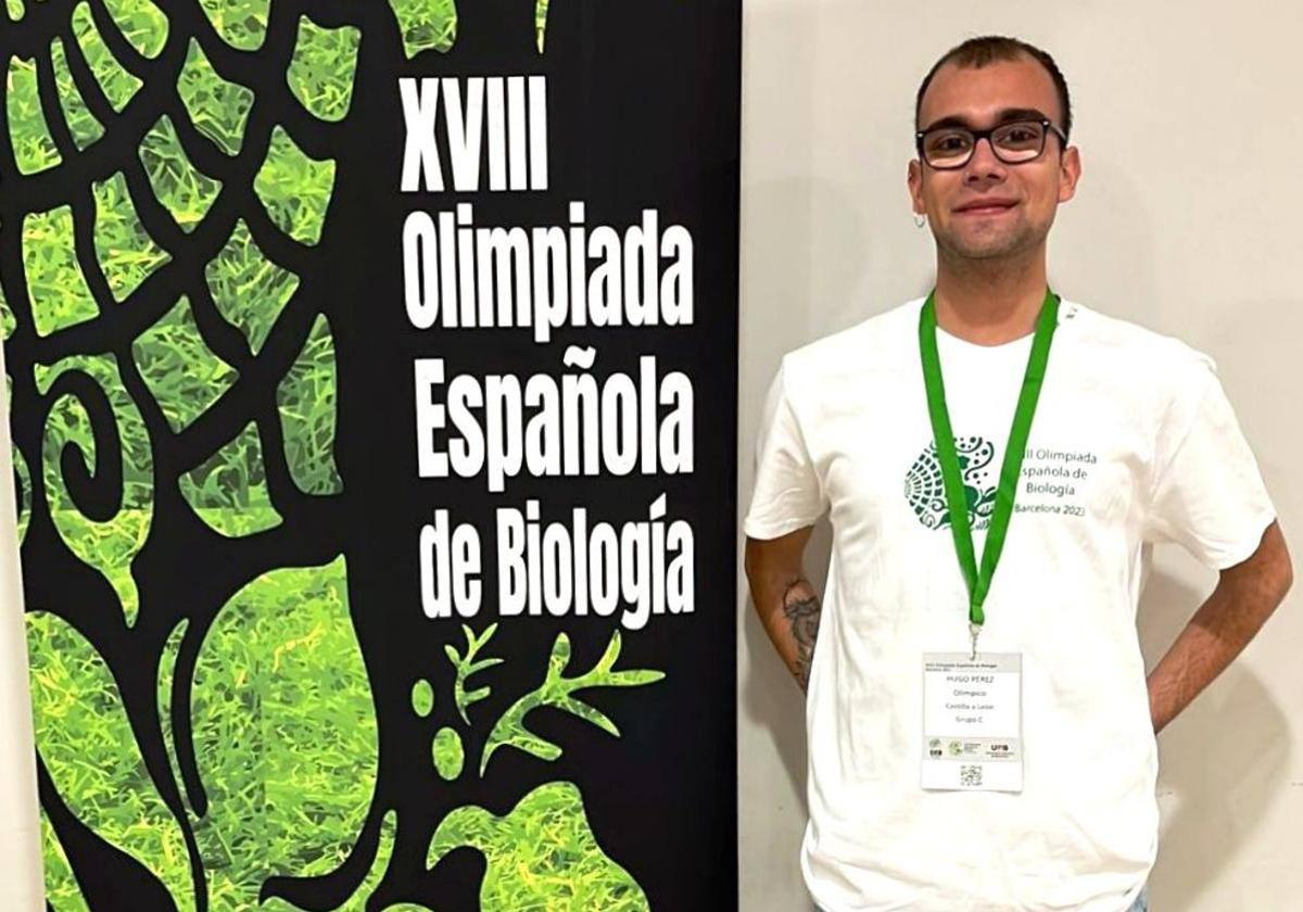 Hugo Pérez Salas, leonés que participará en ela Olimipiada Internacional de Biología.