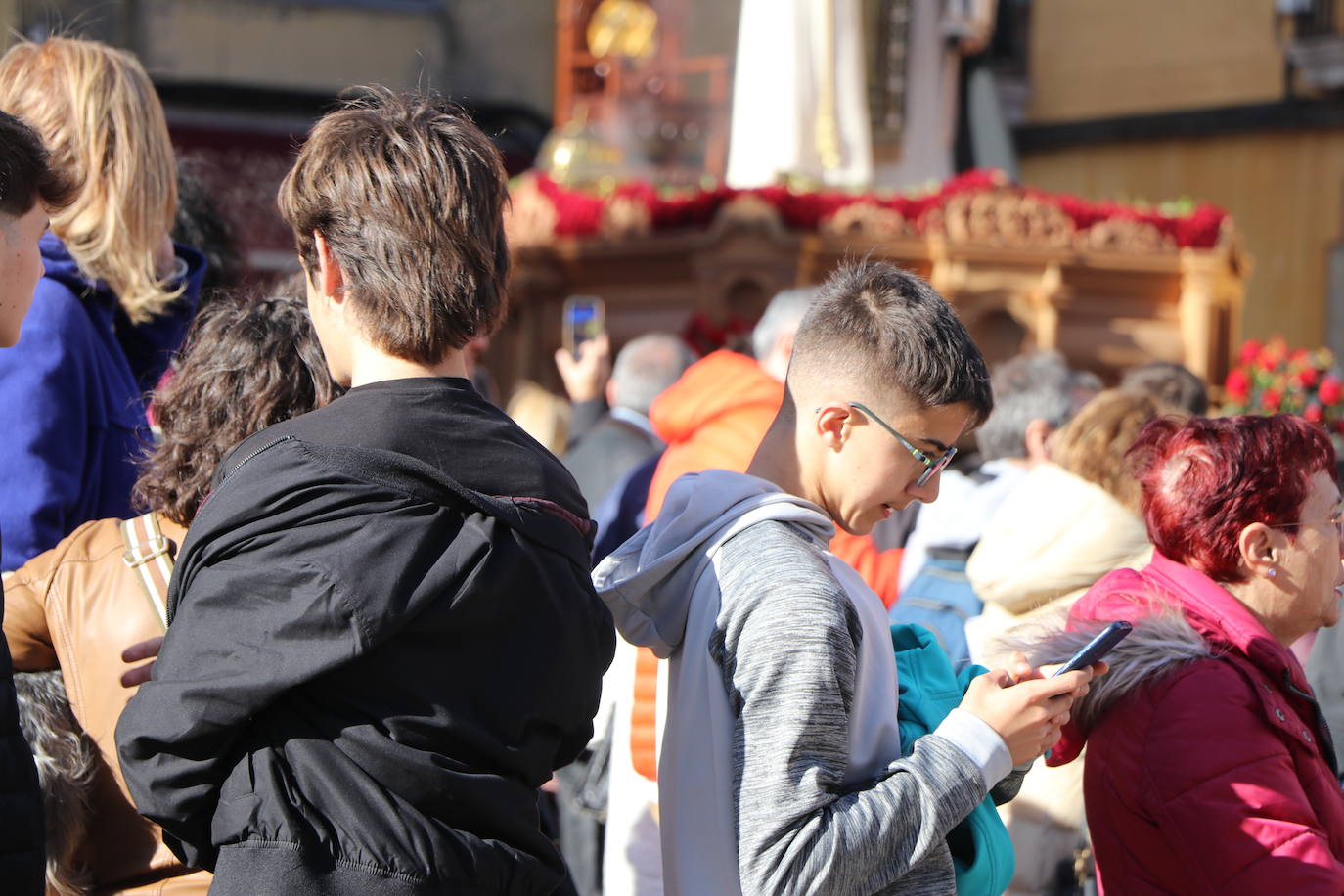 Las imágenes de la Procesión Camino de la Pasión y de la Esperanza