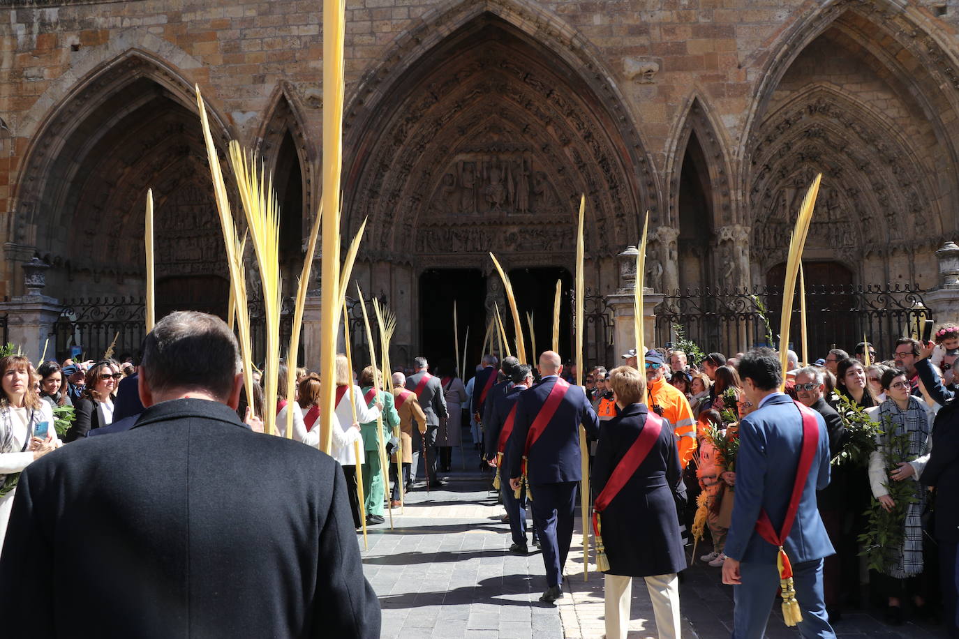 Procesión de las Palmas en León