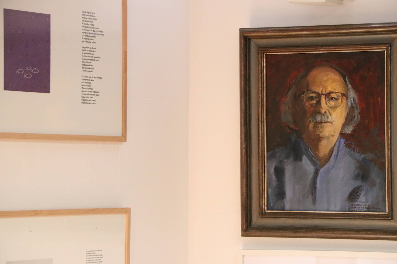 El presidente de la Junta participa en la apertura de la Casa de la Poesía-Fondo Cultural Antonio Colinas de La Bañeza