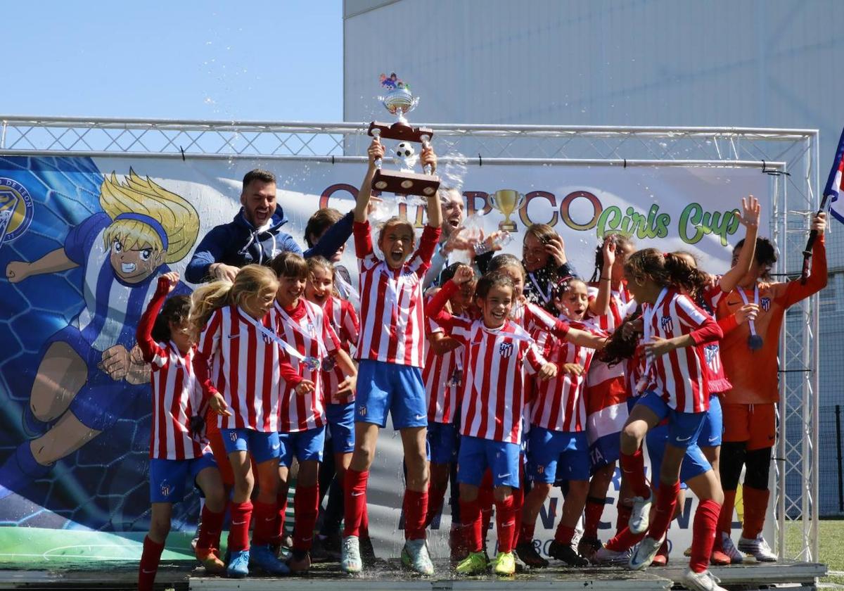 El Atlético reina en la II Olímpico Girls Cup.