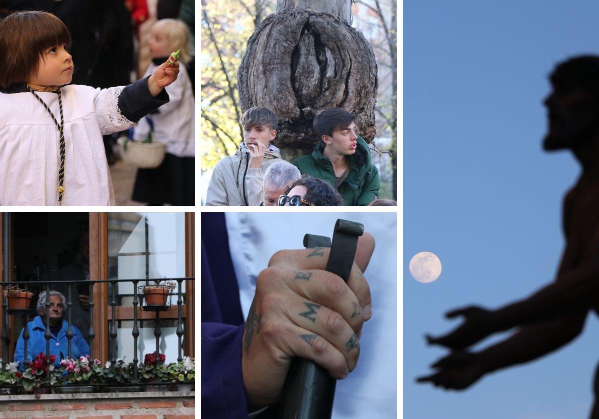 Diferentes momentos que se han vivido durante esta Semana Santa de León 2023.