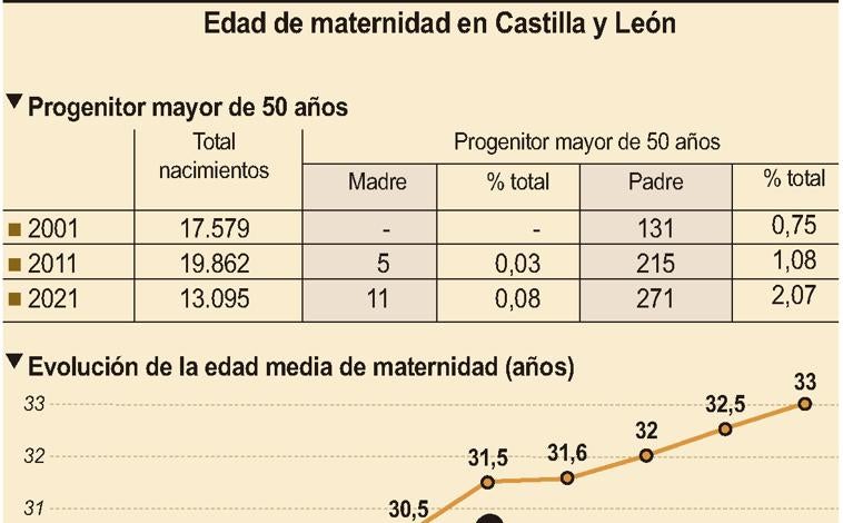 Imagen - - Edad de maternidad en Castilla y León