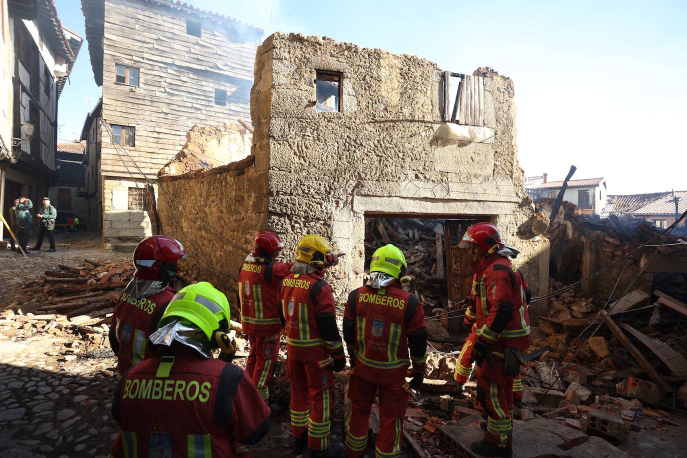 Así han quedado las viviendas afectas por el fuego