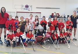 Los jugadores y jugadoras de las categorías inferiores de los clubes jugaron mezclados en distintos partidos.