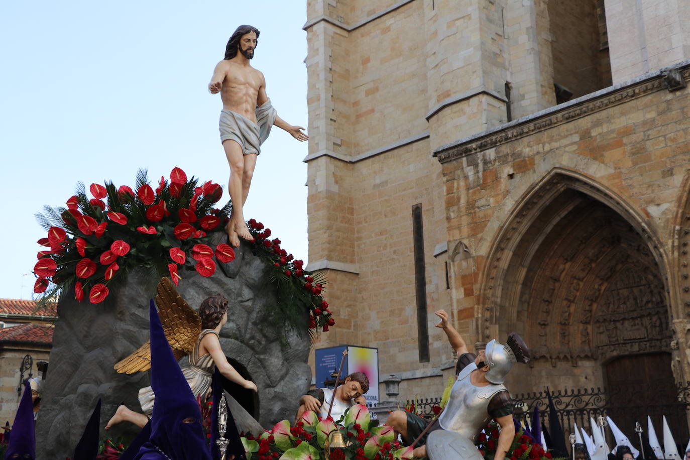 Acto de El Encuentro en el Domingo de Resurrección