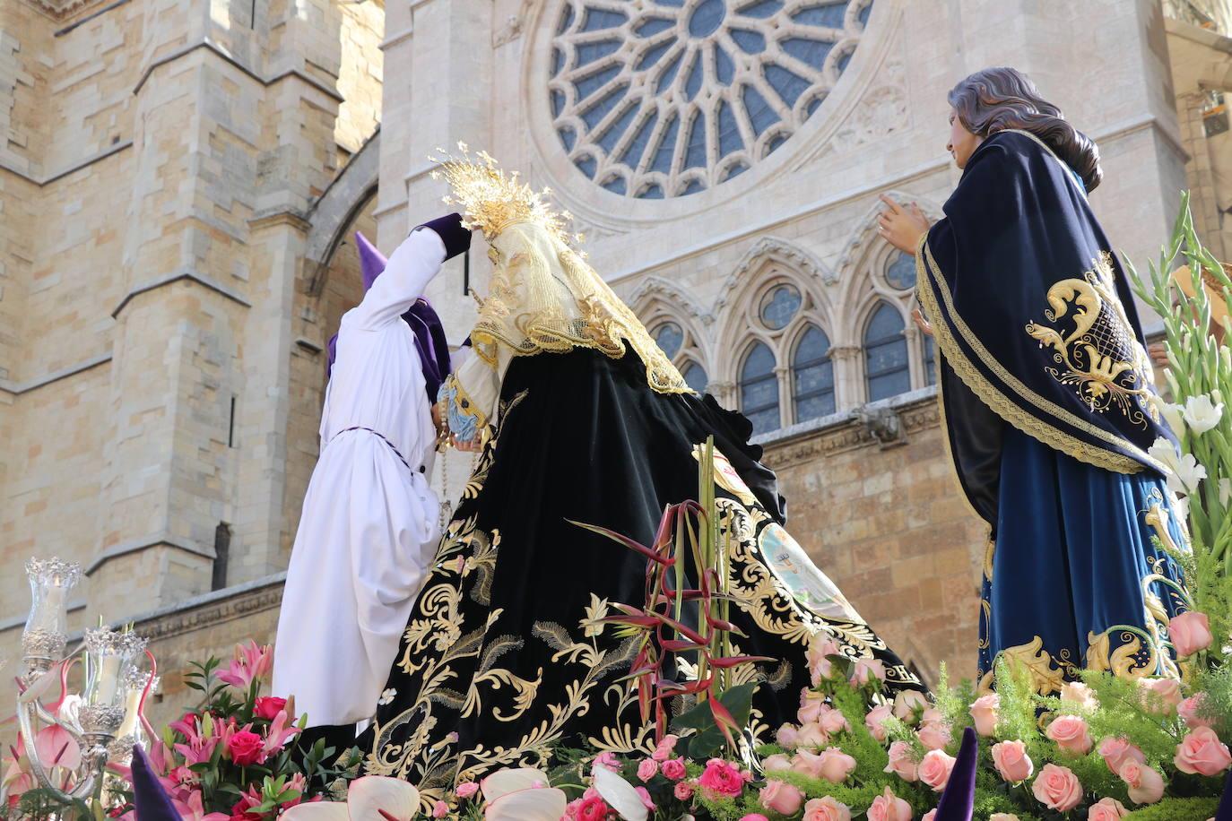 Acto de El Encuentro en el Domingo de Resurrección