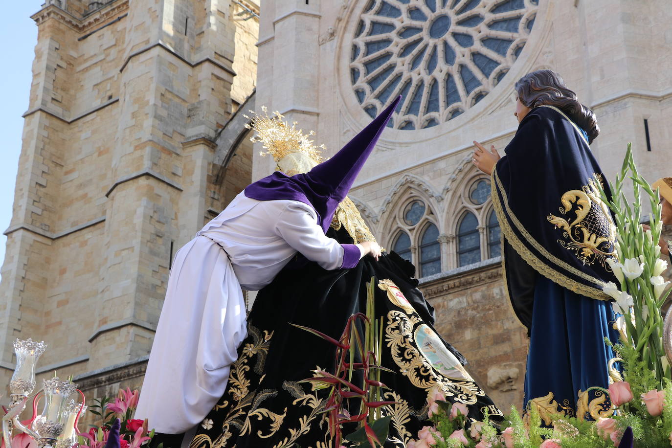 Acto de El Encuentro en el Domingo de Resurrección