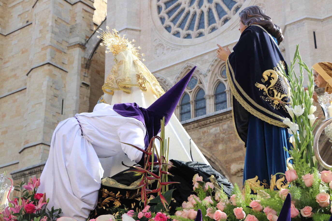 Acto de El Encuentro en el Domingo de Resurrección