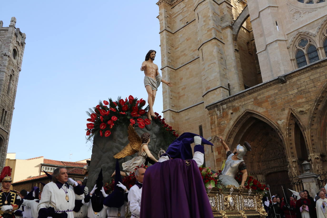 Acto de El Encuentro en el Domingo de Resurrección