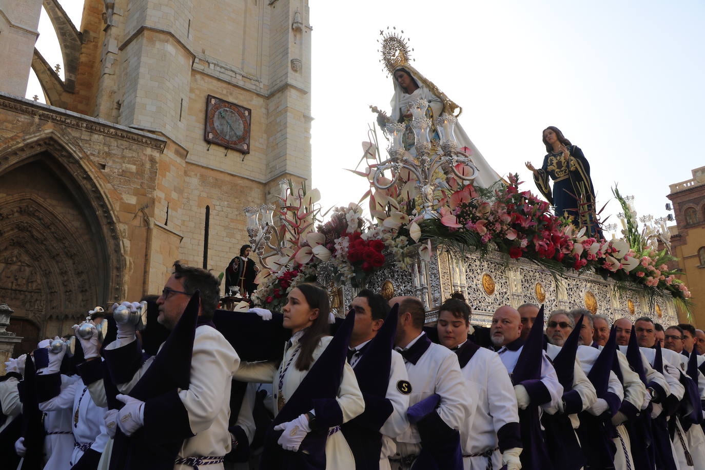 Acto de El Encuentro en el Domingo de Resurrección