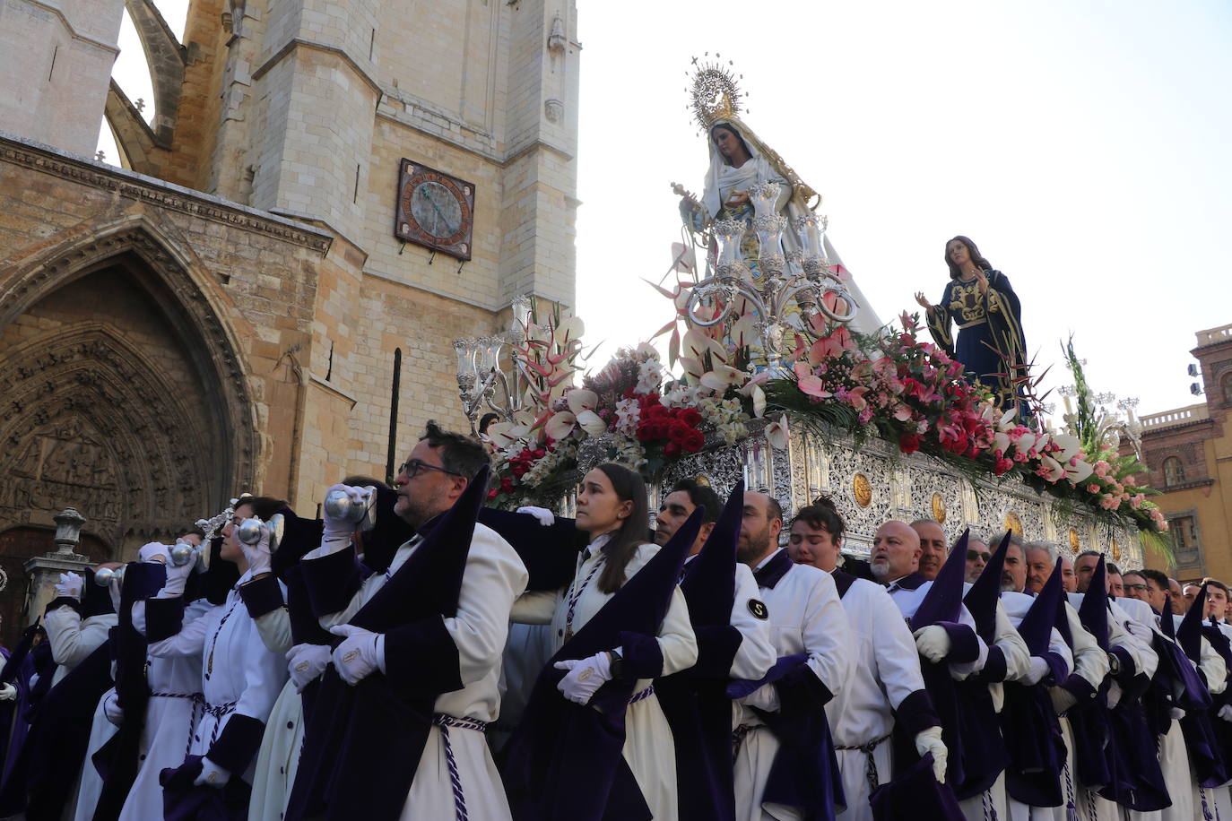 Acto de El Encuentro en el Domingo de Resurrección