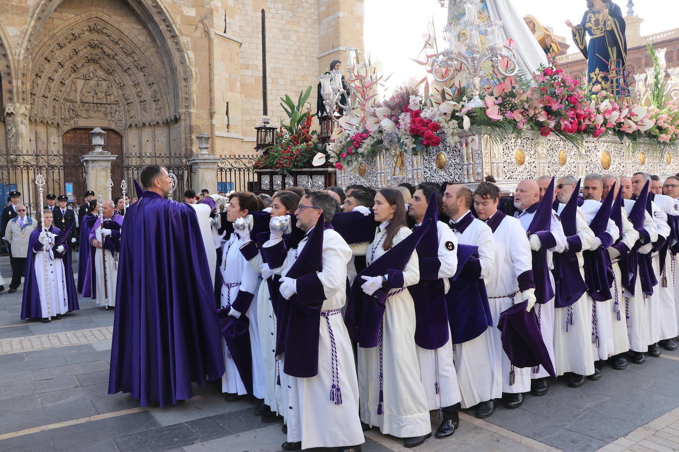 Acto de El Encuentro en el Domingo de Resurrección