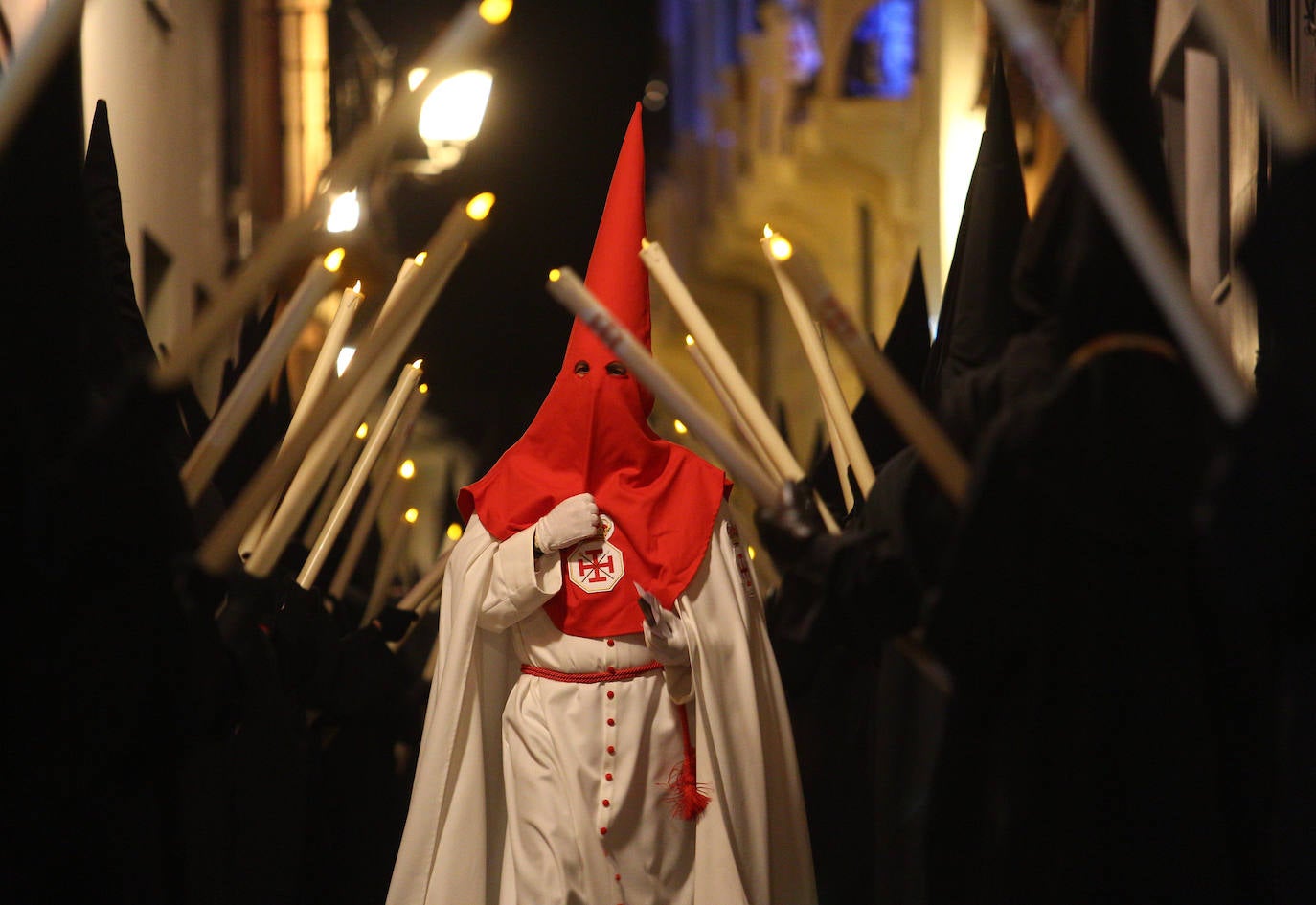 Procesión de La Soledad en Ponferrad