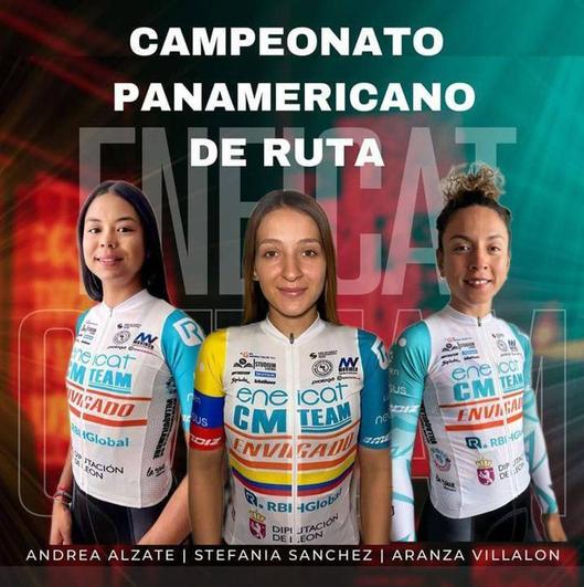 Las ciclistas del Eneicat convocadas para el Campeonato Panamericano.