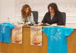 Ruth Sanz y Vera López en la presentación de las IV Jornadas Rompiendo Cadenas.